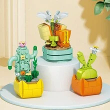 [2024 New Arrival] Lele Brothers Floral Master Building Block Potted Plants Toy, Creative Assembly Room Decoration - 8942 Flower Art Master - View 7