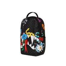 Sprayground Jardin D'Eden Backpack Black Checker Flowers Snakes 910B4754NSZ Back To School School Bag For Books - Black - View 7