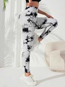Women Sports Leggings - White - View 3