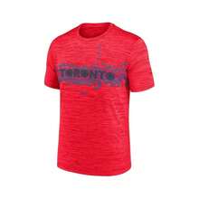 Nike Boyfriend Style Men's Red  2024 City Connect Authentic Collection Practice Velocity Performance T-Shirt - Red - View 4