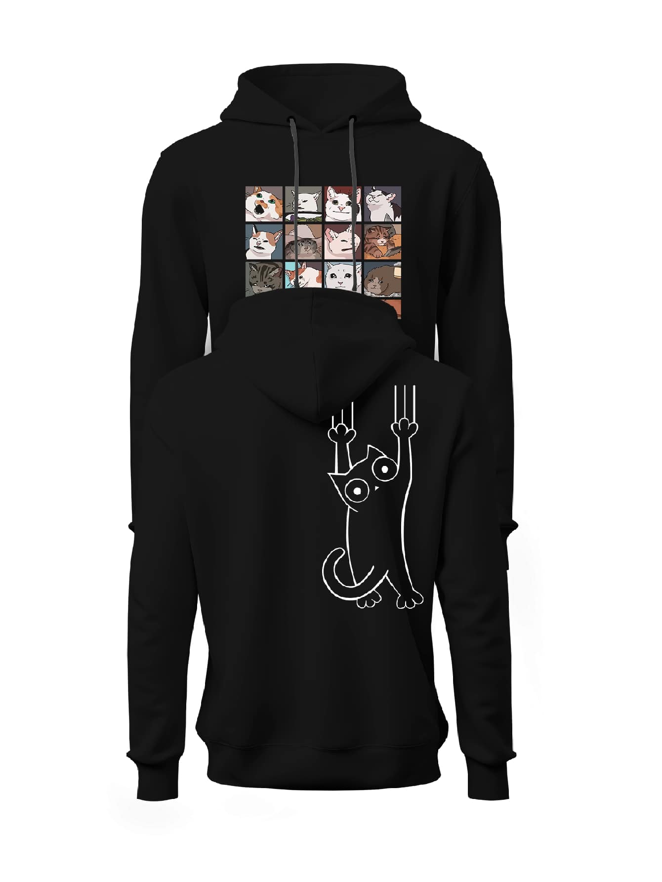 Men Hoodies - màu đen - Xem 1