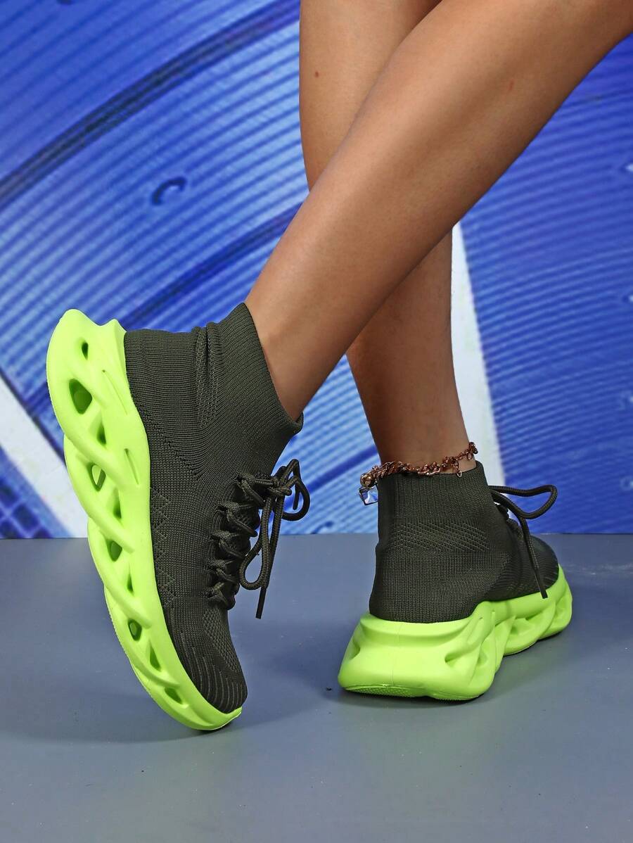 Green Walking Shoes-Freya