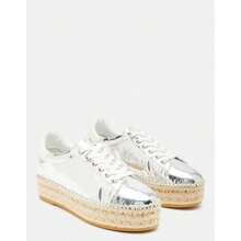 Steve Madden Zapatos casuales de mujer - Plata Multi - Ver 3