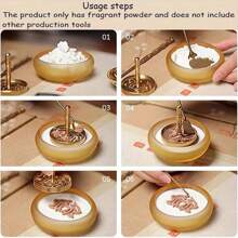 20g Natural Incense Powder, Agarwood & Sandalwood Powder - As Shown - View 4