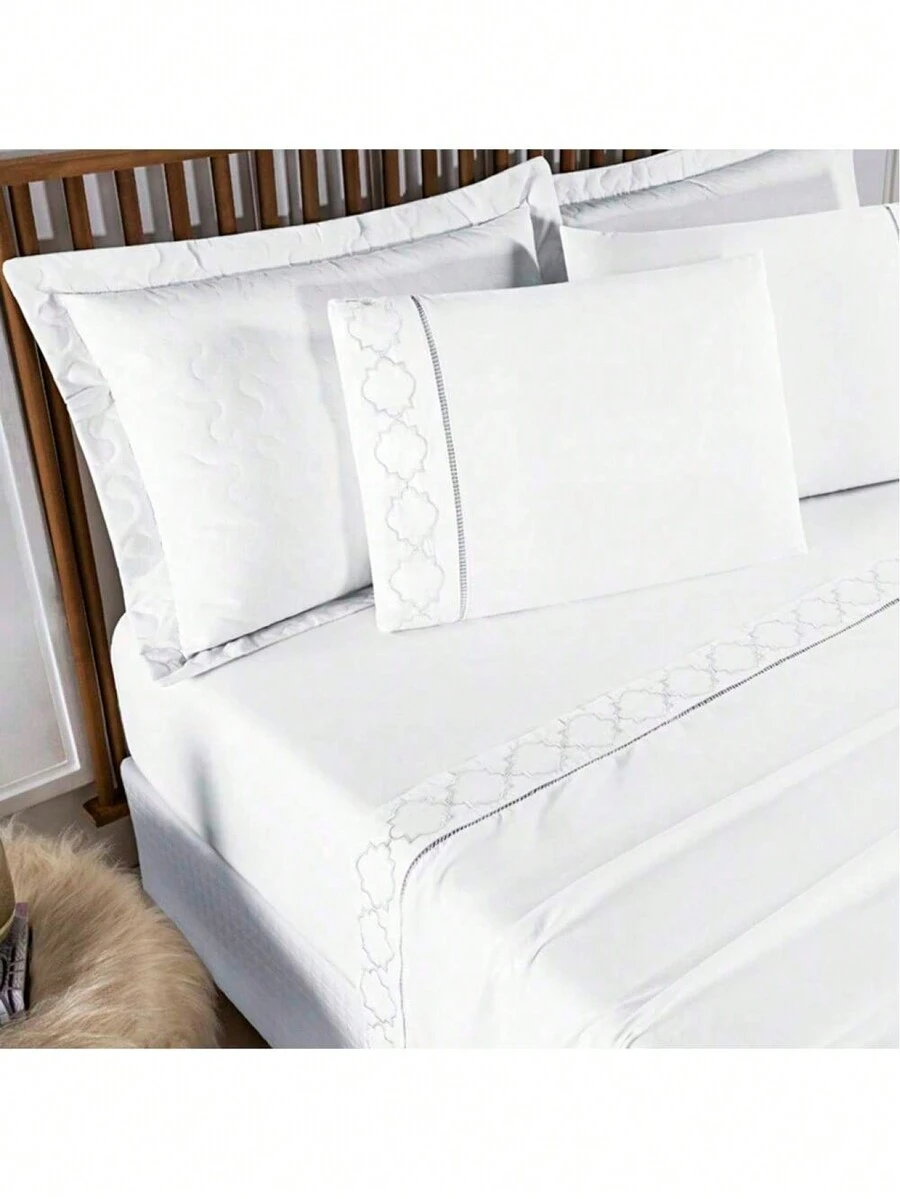 Sheet Sets With Pillowcases - 白色 - 查看 1