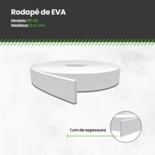 Meu Rodape Wall Stickers - trắng - Xem 3