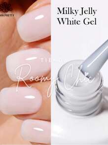 ROOMY CHIC Esmalte De Uñas En Gel Blanco Lechoso Miss Cherry 10 Ml Gel Blanco Lechoso De Esmalte De Uñas En Gel Esmalte De Uñas En Gel Semipermanente Gel De Extensión Rápida En Color Blanco Lechoso Blanco Lechoso Esmalte De Gel Semipermanente Para Uñas Requiere Secar En Lámpara Gel Polish Para Uñas Naturales Y Uñas Acrílicas De Efecto Blanco Lechoso Gel Decoración de Uñas Acrílicas Gelish Gel Semipermanente Cuidado de uñas, manos y pies Esmalte de uñas en gel - Blanco - Ver 2