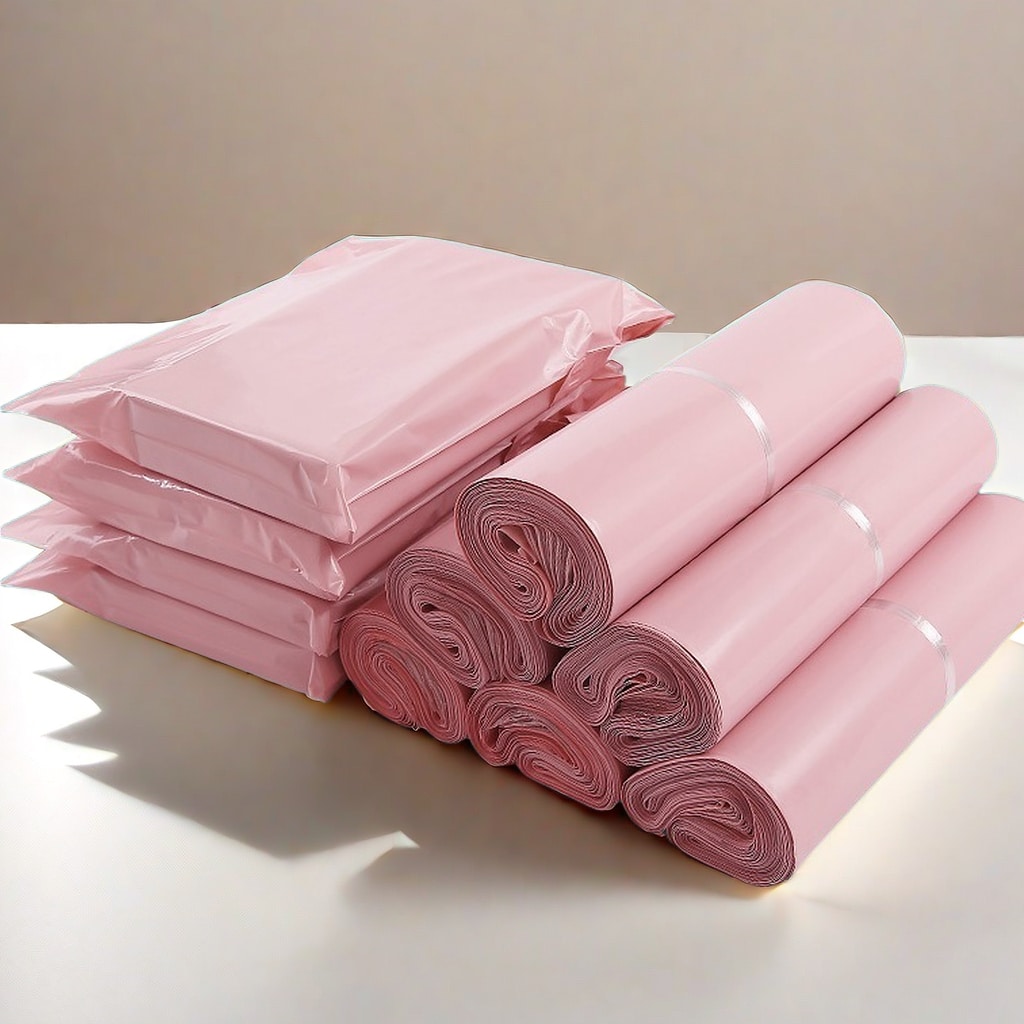 Piezas Bolsas de envío de unicolor, bolsas de embalaje simples y versátiles para la escuela, la oficina, el envío y correo
