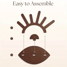 Expositor de joyas vintage, organizador de anillos, decoración de madera artesanal creativa para regalo, 1 pieza para el Día de San Valentín y el regreso a la escuela