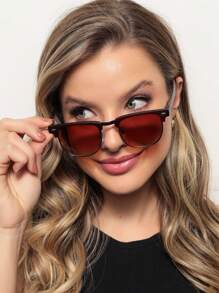 Men Fashion Glasses - Coffee Brown - View 7