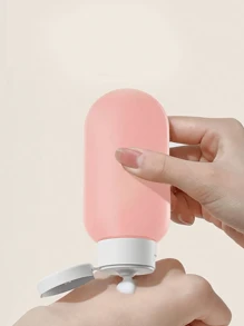3 pièces/set Bouteilles rechargeables en silicone pour crème/liquide, sous-emballage, contenant de distributeur transparent vide pour cosmétiques de voyage, contenants de voyage rechargeables vides pour produits de soins capillaires, parfums, soins de la peau, maquillage et lotions. Décoration pour salon, chambre à coucher, salle de bain. Accessoires pour voyages, mariages, fêtes, anniversaires, cadeaux pour hommes, mères, pères et amis. Bouteilles portatives vides pour distributeur de shampoing/gel douche - multicolore - Voir 5