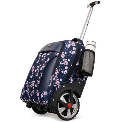Business Travel Suitcases Rolling Luggage Backpack With Wheels Travel Backpack Large Capacity Trolley Bags Multifinonal Backpack Laptop Schoolbag