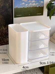 1入組多功能筆筒 - 白色 - 查看 4