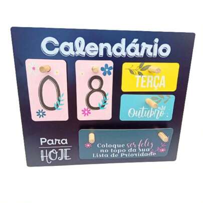 Calendário De Mesa Permanente Motivacional