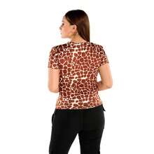 Blusa Dama Cafe Multi Estampada Mundo Terra 159104 - Café múltiple - Ver 2