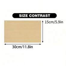 1 cái, Đồ trang trí treo hình vuông vừa bằng gỗ trong nhà, Hình ảnh tùy chỉnh hoặc, Trang trí bảng hiệu bằng gỗ, Mẹo hoặc quà lưu niệm. - Nhiều màu - Xem 7
