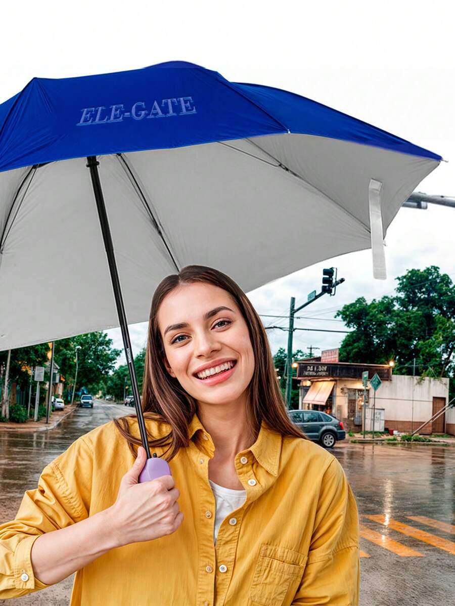 Umbrellas And Rain Hat Umbrellas - Purple - View 1