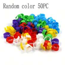 50pcs, 20mm (0.78inch) Poultry Identification Rings With Open Design, Featuring Buckle-Style Fastening For Chicken, Duck, And Goose. These Rings Serve As Foot Rings Or Tags - Multicolor - View 10