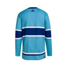 Adidas 男友风格男士浅蓝色蒙特利尔加拿大人队 Reverse Retro 2.0 正品空白球衣 - Light Blue - 查看 3