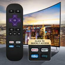 Roku 4 IR Remote For Roku 1 2 3 4 HD LT XS XD Roku Express Roku Premiere, DO NOT Support For Roku Stick Or Roku TV - ROKU 4 - View 4