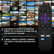 Roku 4 IR Remote For Roku 1 2 3 4 HD LT XS XD Roku Express Roku Premiere, DO NOT Support For Roku Stick Or Roku TV - ROKU 4 - View 1