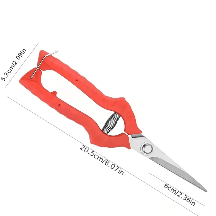 1pc Extra Long Stainless Steel Trimmer Bonsai Plant Trimmer Scissors For Thorns Rose Plants