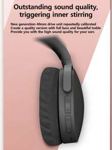 K50 立体声防噪耳机 - 黑色 - 黑色 - 查看 3