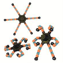 (4pcs)Decompressor Fidget Toy Bag Pocket Flip Cube Marble And Mesh Fidget Marble Sensory Toy Infinite Cube Astronaut Pushing Bubble Keychain Mini Bubble Pop