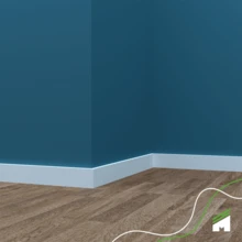 Meu Rodape Wall Stickers - trắng - Xem 4