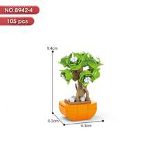 [2024 New Arrival] Lele Brothers Floral Master Building Block Potted Plants Toy, Creative Assembly Room Decoration - 8942 Flower Art Master - View 11