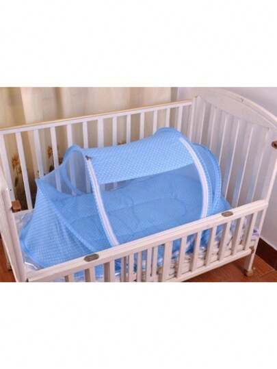 Mini Berço Portátil Infantil Dobrável Confortável Mosqueteiro para Bebês