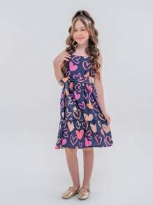 Tween Girls Dresses - 藏蓝色 - 查看 4
