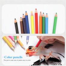 Portable Art Case For Kids With 121 Pieces Of Pure Creative Fun. - White - View 3