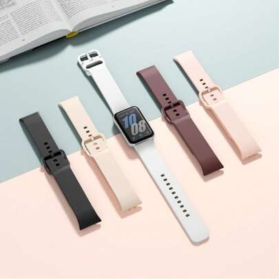 Silicone Band Compatible With Samsung Galaxy Fit 3, Soft Adjustable Sport Breathable Replacement Watch Strap Loop Compatible With Galaxy Fit 3 S M-R390 Smartwatch Accessories