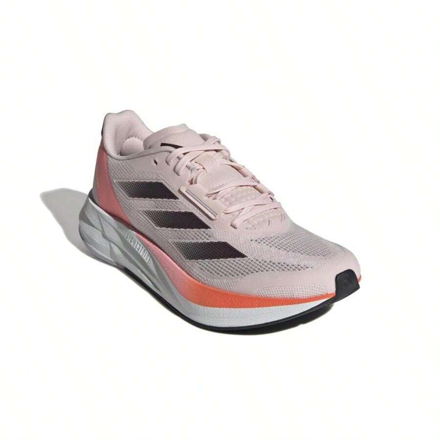 Adidas Running Duramo Speed Shoes - Sandy Pink/Aurora Met./Solar Red - View 1
