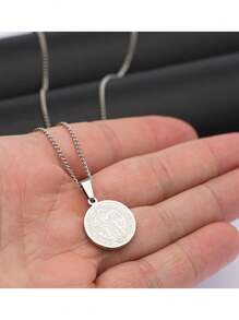 Men'S Pendant Necklaces - 銀色 - 查看 6