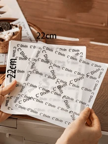 50pcs/100pcs Parchment Paper,7.08*7.08 Inches (About 18*18 Cm) Non-Stick Pre-Cut Baking Parchment Paper, Suitable For Baking, Grilling, Air Fryers, Steaming, Etc. Ideal For Breads, Cakes, Cookies Air Fryer Kitchen Air Fryer Liners Air Fryer Paper Airfryer Air Frier Back To School