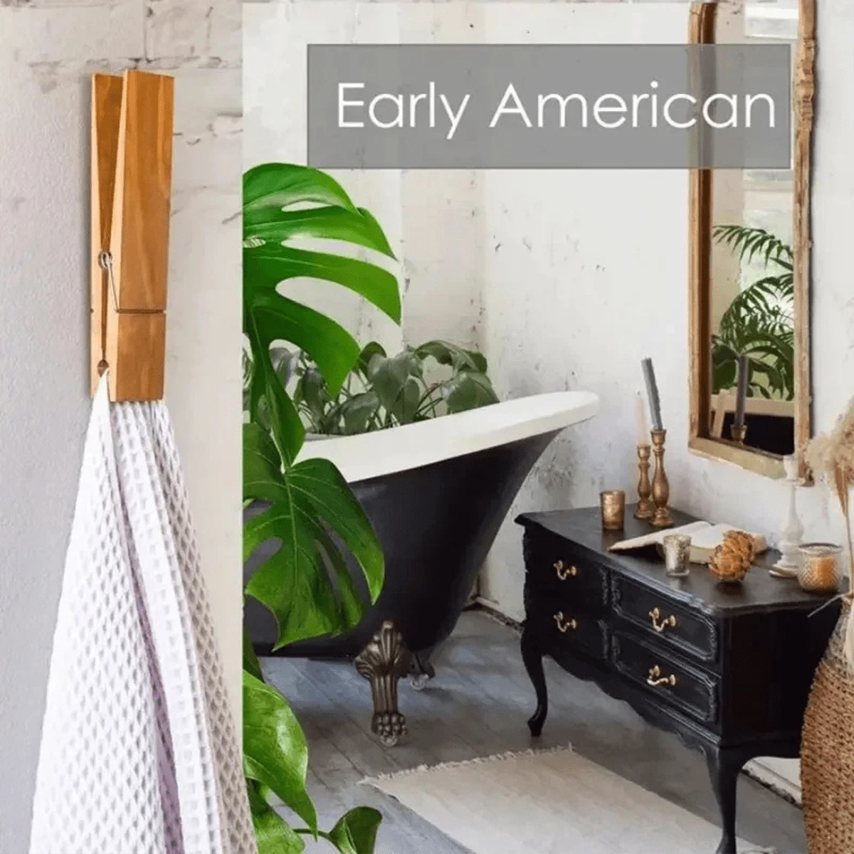 Large Wooden Towel Rack With Hooks Modern Farmhouse Bathroom And
