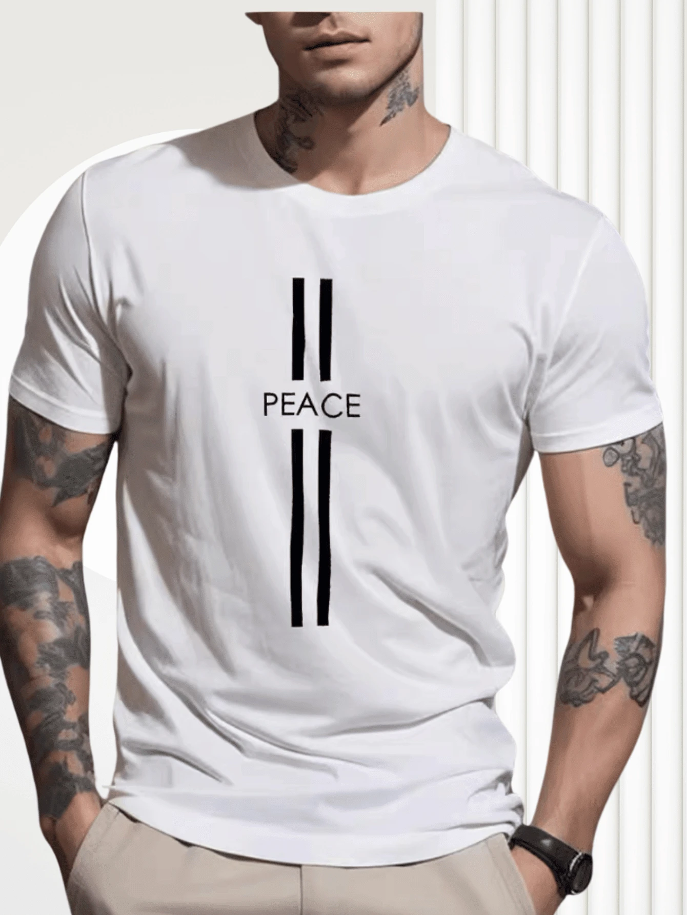 Men T-Shirts - trắng - Xem 1