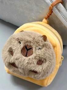 1ชิ้นสร้างสรรค์Capybaraกระเป๋าเงินเหรียญน่ารักกระเป๋าสตางค์ที่มีห่วงแขวนสำหรับหูฟังและคีย์,ของขวัญเทศกาลสำหรับBoys & G Irls - 1 ชิ้น - ดู 9