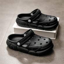 Boys' And Girls' Garden Clogs, Children's Slip-On Sandals, Breathable Hollow-Out Beach Shoes For Summer Casual Outdoor Activities