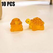 10pcs Resin 3D Small Turtle Miniature Landscape Ornament - Multicolor - View 13