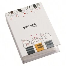 1pc Interleaf Commemorative Family Album, 6 Inch, 1 Card Per Page, Large Capacity Photobook For Baby Photo Storage - Multicolor - View 8