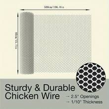 Cerca de plástico multifuncional, perfecta para aves de corral, perros, conejos, recintos de serpientes, barreras de plantas de jardín, frutas, verduras, protección de balcones y red de aislamiento de ventanas - Negro - Ver 7