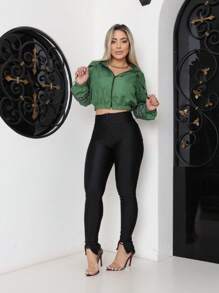 Women Jackets - 軍綠色 - 查看 4