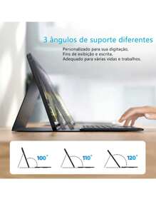 Flip Pad Cases With Keyboard - 黑色 - 查看 7