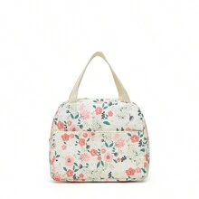 Fashionable Versatile Women's Handbag With Small Floral Print, Double Backpack Combination, School Backpack For Students - Multicolor - View 6
