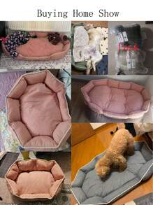 1pc Dog House Universal Pet Bedding Mat For Small, Medium And Large Dogs, Suitable For Dogs Up To 30kg, All Seasons Available, 4 Colors And 5 Sizes Optional