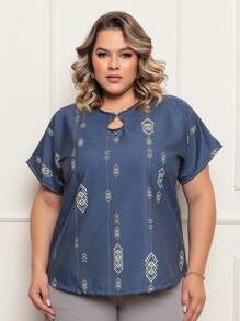 Plus Size Blouses - Print 4 - View 5