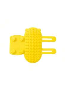 1pc/2pcs/4pcs Silicone Cat Self Grooming Tool, With Stick-On Hooks For Furniture Or Held By Hand, A Comb & Massage Tool - Multicolor - View 11